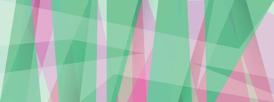 Abstract background with green and pink lines vector