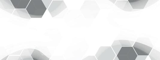 Abstract background with grey and white shapes vector