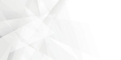 Abstract white background with a triangle shape vector