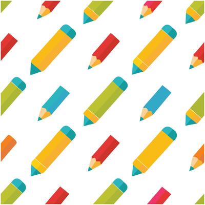Cartoon Pencils Pattern