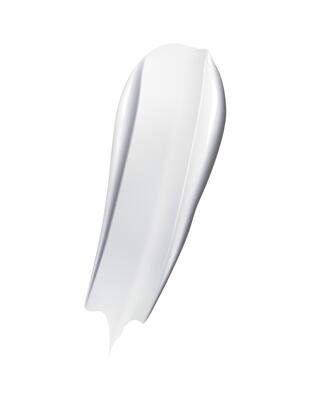 Realistic white cream cosmetic swatch or smear