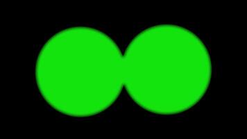 Binocular Green Screen Animation with Zoom In and Zoom Out Effect Download video