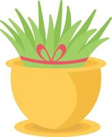 Nowruz Day Element with Cartoon Design and Shape vector