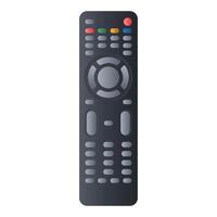 Black Television Remote Control. Remote Control Technology. Remote Control for Electrical Devices vector