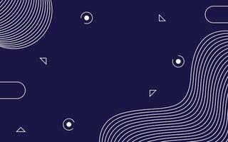 Simple Blue Background With Random Object vector