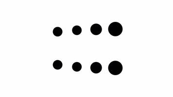 Abstract Black Dots Art A Visual Representation of Connection and Flow video