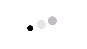 Abstract grayscale circles pattern, minimalist design, dots, simple, graphic, contemporary art video