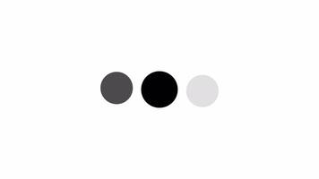 Abstract grayscale circles pattern design, simple minimalistic dots composition, modern geometric shapes background video