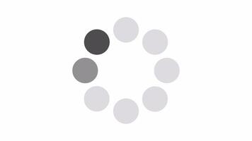 Circular Loading Animation A Simple Graphic Design of a Progress Indicator video