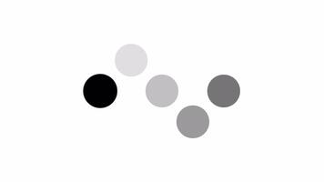 Abstract grayscale circles pattern design, minimalist art graphic illustration, simple geometric shapes background image. video