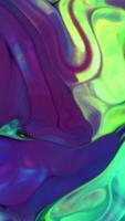 Abstract vertical backdrop with iridescent paint effect video