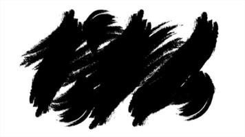 Abstract background animation with black grunge brush hand drawing. Loop animation. Suitable for wallpaper, presentations, comics, etc. video