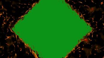 TV Series neon glow color moving seamless art loop background abstract motion screen frame background animated box shapes 4K design laser show animation ultraviolet spectrum video