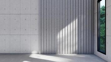 empty interior room shadow wall space background mock up architecture sunlight. empty home modern window light floor design the apartment white house photo