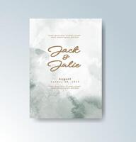 Romantic abstract invitation vector
