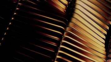 Abstract luxury black with stripe gold background. stripe gold with glitter shining.geometric triangle like a flower.motion animation. video