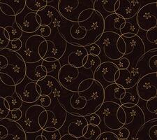 Seamless background with floral patterns. vector