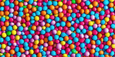 A colorful candy ball background with many different colors photo