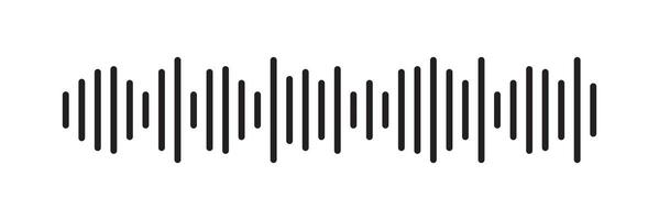 Record player lines social audio of voice volume equalizer with stereo noise sound wave message vector