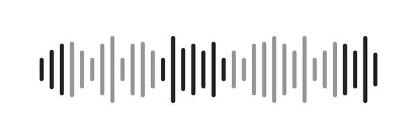Dynamic vertical lines illustrating sound waves and audio frequencies vector