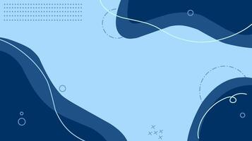 Abstract Blue Pastel Background Modern Design with Fluid Shapes and Geometric Elements vector