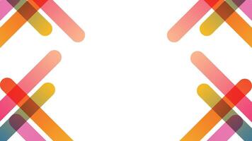 Creative abstract background featuring diagonal rounded lines with vibrant overlapping colors ideal for banners flyers and digital design themes vector