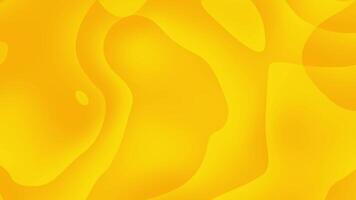 Yellow abstract background with a wave pattern video