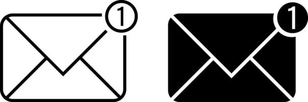 email icon. Mail signs. Suitable for Web Page. Digital Communication symbol. envelope icons vector