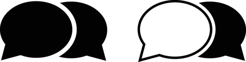 Speech bubble icon. communication network symbol. Speak text. cartoon chatting box. message box. balloon word design vector