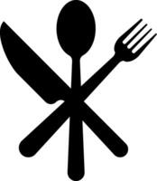 Fork, knife, plate and spoon icon set. Food icon. Menu sign. Tableware instruments. Plate symbol. Breakfast lunch dinner icons vector