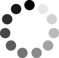 Loading icons collection. Rounded progress bar. seamless touch to your user interface. Preloader sign vector