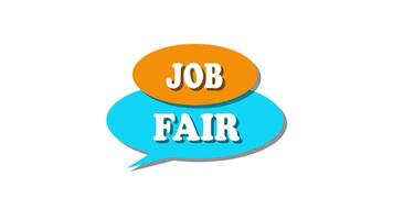 Job fair - An event where employers and job seekers meet for recruitment and networking. video