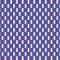 a blue and red polka dot pattern vector
