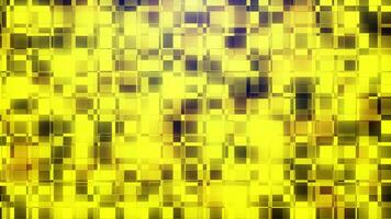 Abstract yellow background with blinking pixels. video