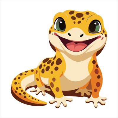 leopard gecko look forward
