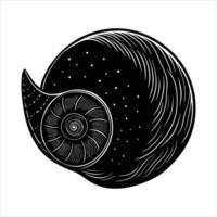 Moon snails use stealth vector