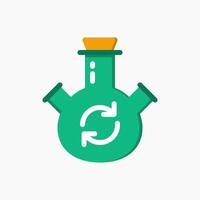 Design Illustration graphic of Mixing tube icon with flat style. Suitable for UI, mobile design, web design, etc. vector