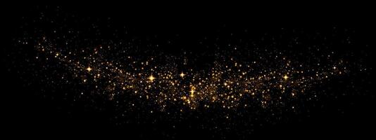 An Exquisite and Elegant Golden Sparkle Background that is Perfectly Designed for Creative Projects and Various Designs vector