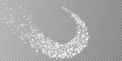 A captivating Sparkling Glitter Trail Effect perfect for your various Design Projects and creative endeavors vector