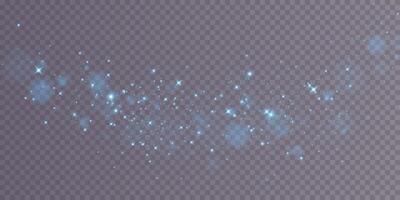 Experiencing Elegant Blue Sparkles and Light Effects Perfectly Suited for Design and Artistic Projects vector