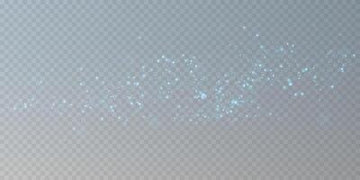 Sparkling Blue Particles A Soft Glitter Effect That Is Perfect for Creative Design and Various Artistic Endeavors vector