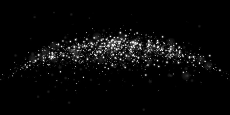 A Beautiful and Stunning Starry Night Sky Filled with Glittering Twinkling Stars Set Against a Deep Black Background