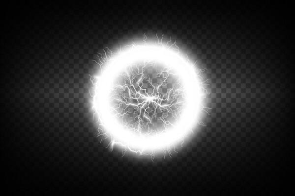 A Glowing Electric Circle featuring Explosive Lightning Effects that captivate the viewers imagination