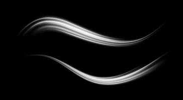 Sophisticated and Elegant White Curves Set Against a Bold Black Background for Striking Visual Impact vector