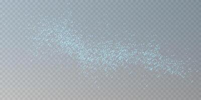 An Abstract Shimmering Light Effect featuring Beautiful Blue Sparkles alongside Glittering Particles Galore vector
