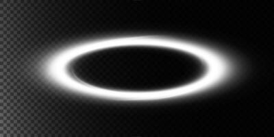 An Elegant Light Halo Effect Set Against a Dark Background for Various Digital Art and Design Projects vector