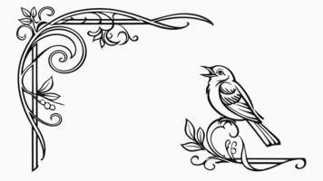 Graphic Frame Design Set vector