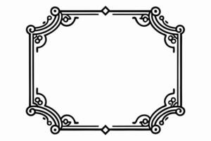 Elegant Scroll Frame Designs vector