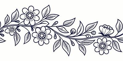 Bold petals dominate the colorful floral background. vector