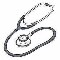 a stethoscope is shown in this illustration vector